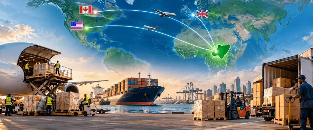 Shipping to Nigeria from the USA, UK & Canada