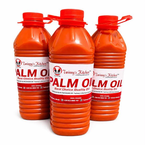 Authentic Nigerian red palm oil