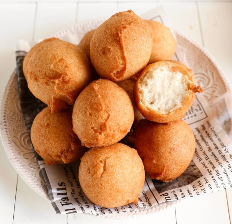 Nigerian buns served as a snack