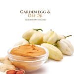 garden egg and peanut sauce dip