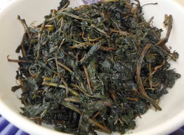 washed bitter leaf ready for cooking